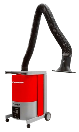 Samoczyszczące urządzenie filtrujące ramionami odciągowymi do dużych ilości dymu i pyłu Schweibkraft (wydatek: maks. 1 100 m³/h, moc: 1,5 kW) 32278507